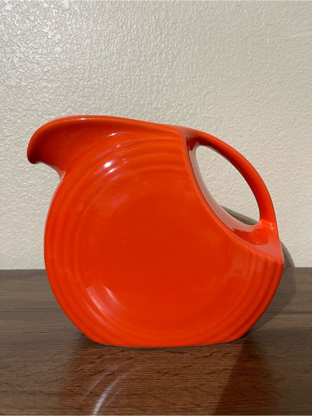 Fiesta Bright Orange Disc Pitcher